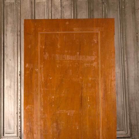 #54877 30x81 Antique Interior Slab Door w/ Inlay image 6