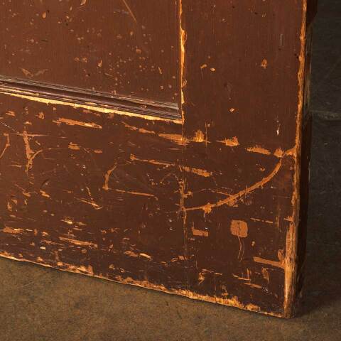 #54884 30x83 Antique 6 Panel Wood Interior Door image 4