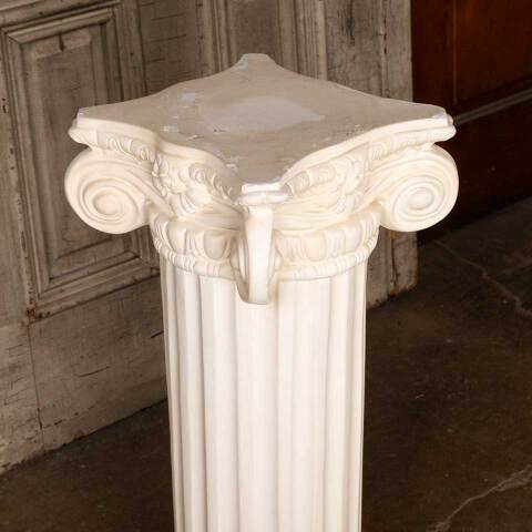 #54898 11x31 Plaster Ionic Column Pedestal image 2