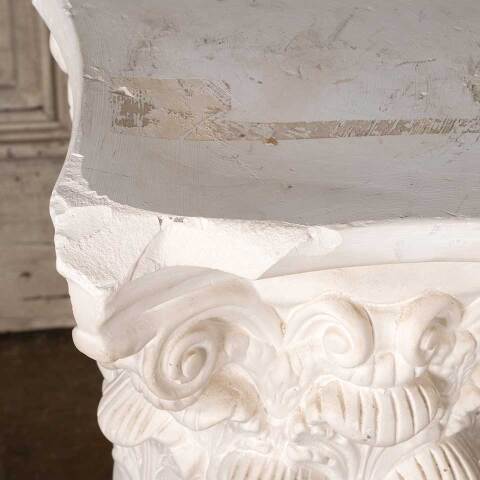 #54899 11x28 Plaster Corinthian Column Pedestal image 3