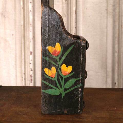 #54904 Antique Folk Art Wall Hanging Letter Holder image 3