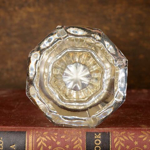 #54934 Antique Octagonal Glass Doorknob Hardware image 6