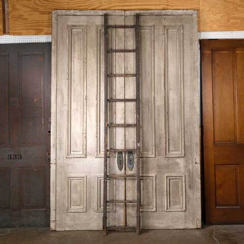 #54947 17x105 Antique 9 Rung Wood Ladder image 5