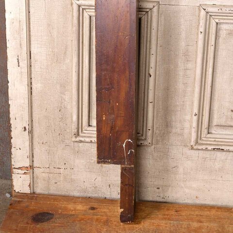 #55004 60" Antique Wood Staircase Newel Post image 3