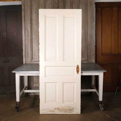 #55010 31x79 Antique 5 Panel Pine Interior Door image 6