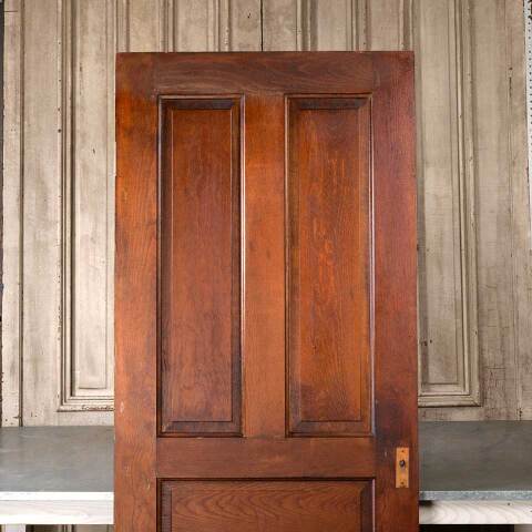 #55013 30x77 Antique 5 Panel Pine Interior Door image 2