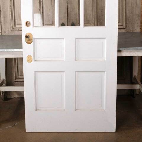 #55027 36x84 Salvaged Antique 9 Lite Entry Door image 3