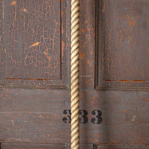 #55029 Antique Spiral Turned Wood Rod image 3