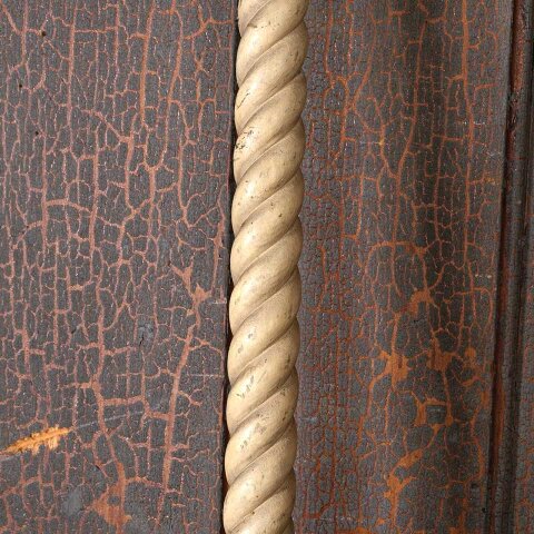 #55029 Antique Spiral Turned Wood Rod image 4