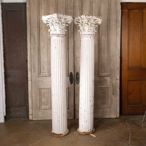 #55032 Fluted Wood Columns w/ Corinthian Capitals image 4