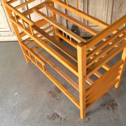 #55077 Vintage Wood Baby Doll Bunk Bed image 7