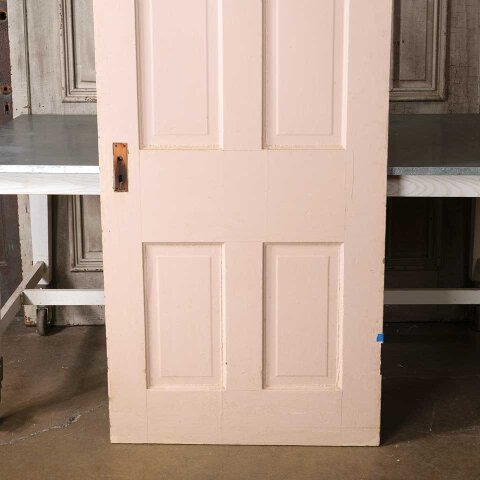 #55120 32x79 Antique 4 Panel Wood Interior Door image 7