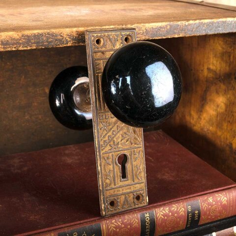 #55129 Antique Victorian Door hardware Set image 5