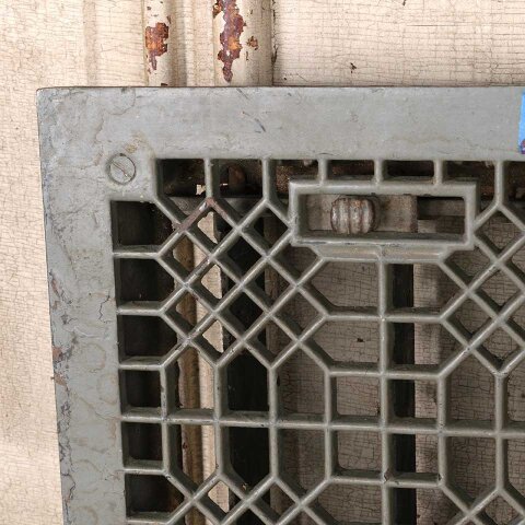 #55157 8x12 Antique Heat Grate Floor Vent Cover image 3