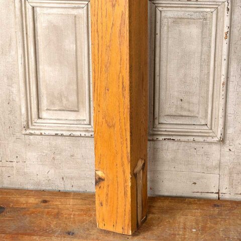 #55159 53" Antique Oak Wood Staircase Newel Post image 2