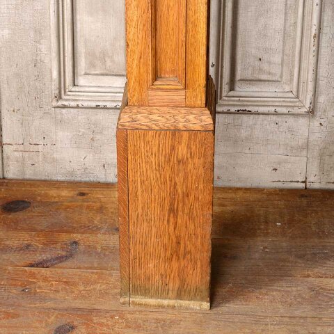 #55160 44" Antique Oak Staircase Newel Post image 3