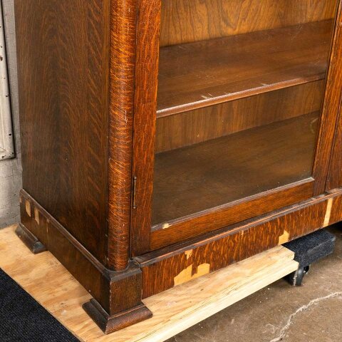 #55165 45x59 Antique Oak China Cabinet image 7