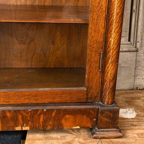 #55165 45x59 Antique Oak China Cabinet image 8