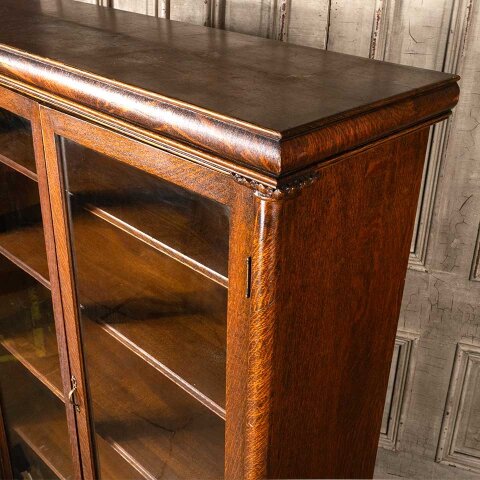 #55165 45x59 Antique Oak China Cabinet image 5