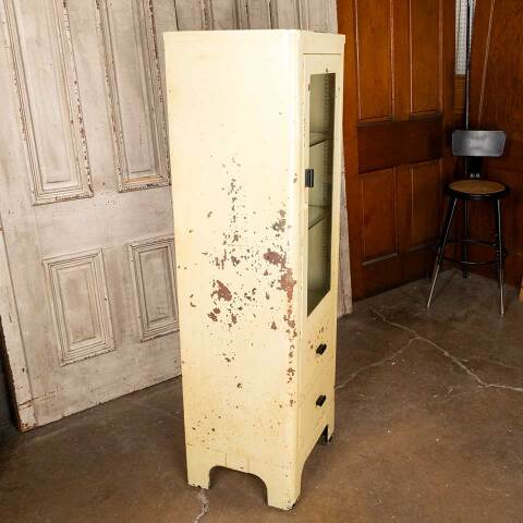 #55166 20x58 Vintage Metal Medical Cabinet image 4