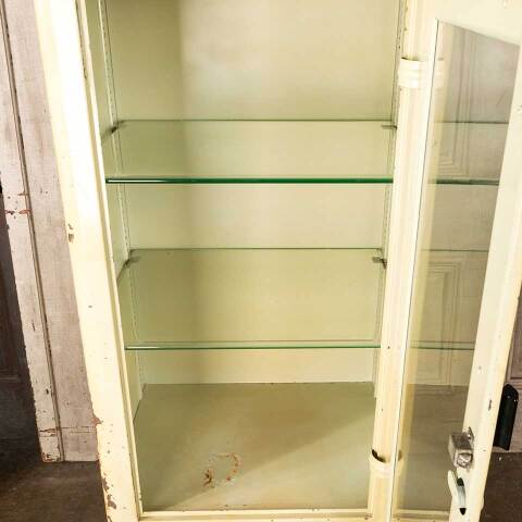 #55166 20x58 Vintage Metal Medical Cabinet image 8
