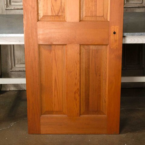 #55169 30x77 Salvaged 4 Panel Wood Interior Door image 3