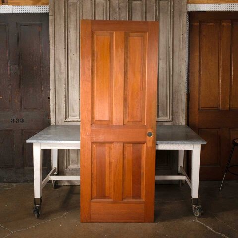 30x80 Salvaged 4 Panel Wood Interior Door