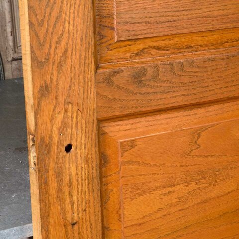 #55179 24x79 Salvaged 4 Panel Oak Interior Door image 8