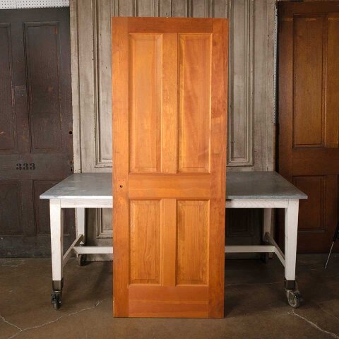 #55204 30x79 Salvaged 4 Panel Wood Interior Door image 5