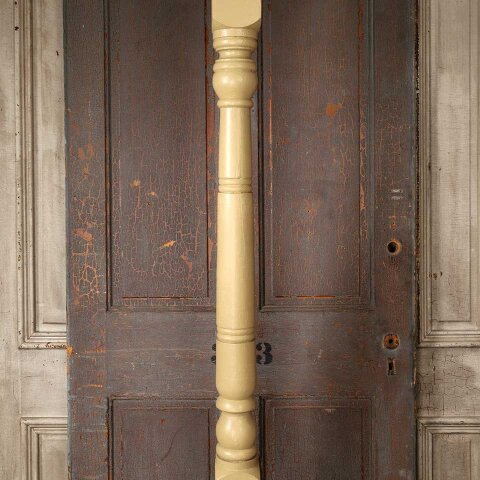 #55217 4x4 Salvaged Painted Turned Wood Porch Post image 3