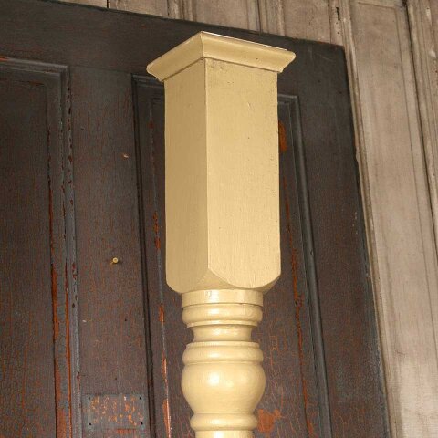 #55217 4x4 Salvaged Painted Turned Wood Porch Post image 4