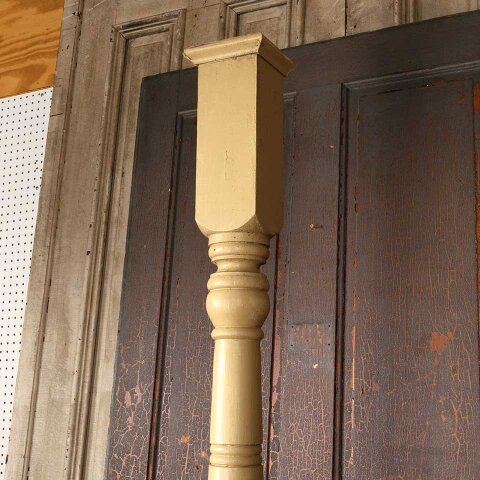 #55218 4x4 Salvaged Painted Turned Wood Porch Post image 4