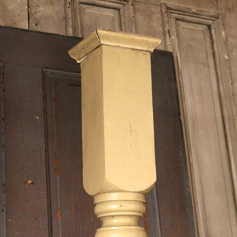 #55218 4x4 Salvaged Painted Turned Wood Porch Post image 6