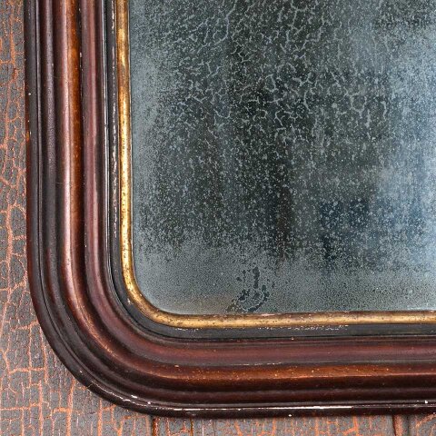 #55221 14x18 Antique Arched Top Wall Mirror image 2