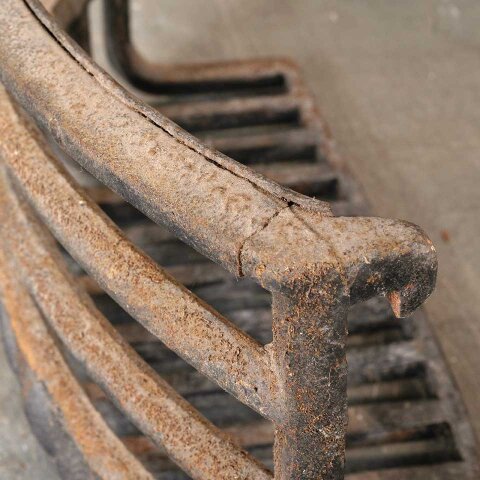 #55245 19x10 Antique Log Holder / Coal Basket image 5