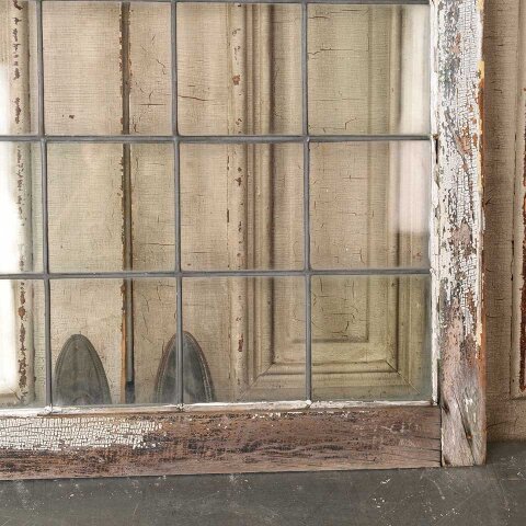 #55247 34x42 Antique Leaded Glass Window Sash image 6