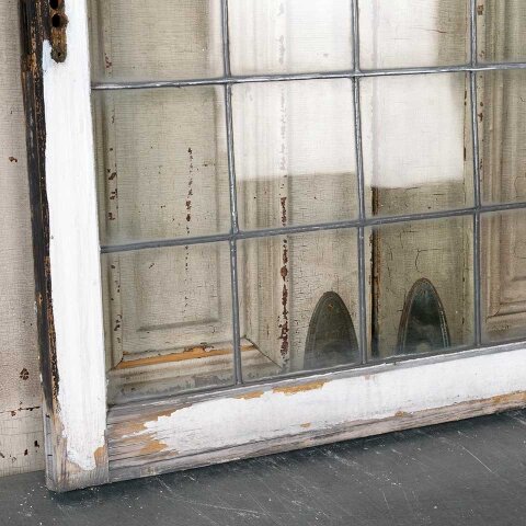 #55248 34x42 Antique Leaded Glass Window Sash image 2