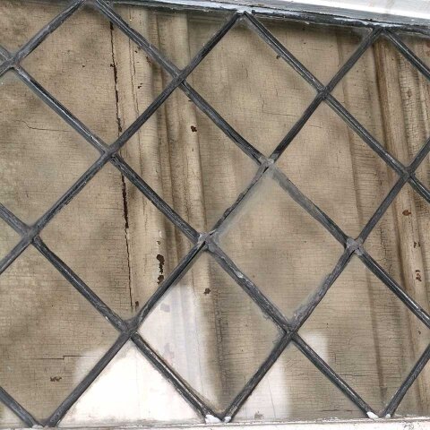 #55249 34x42 Antique Leaded Glass Window Sash image 4