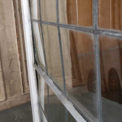 #55249 34x42 Antique Leaded Glass Window Sash image 8
