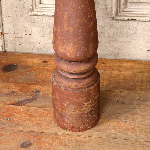 #55252 41x7 Salvaged Antique Staircase Newel Post image 2