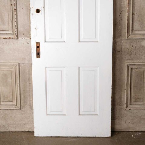 #55264 28x77 Salvaged Antique 4 Panel Interior Door image 3