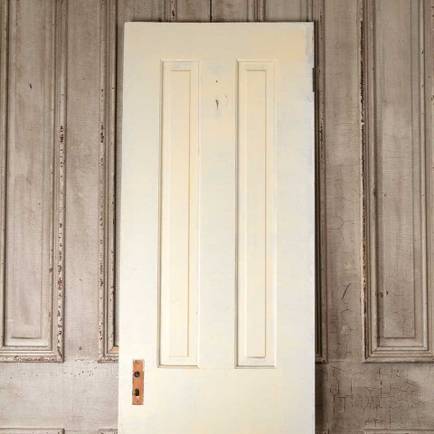 #55267 24x78 Salvaged Antique 4 Panel Interior Door image 5