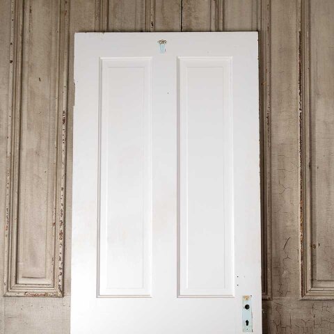 #55268 30x76 Salvaged Antique 4 Panel Interior Door image 2