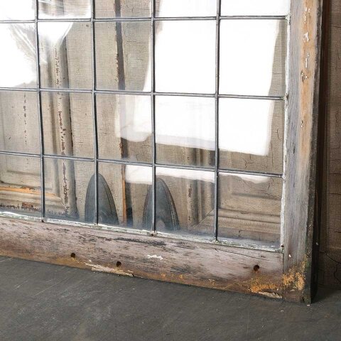 #55303 31x37 Antique 42 Lite Leaded Glass Window image 7