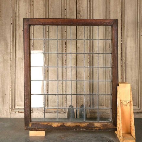 31x37 Antique 42 Lite Leaded Glass Window