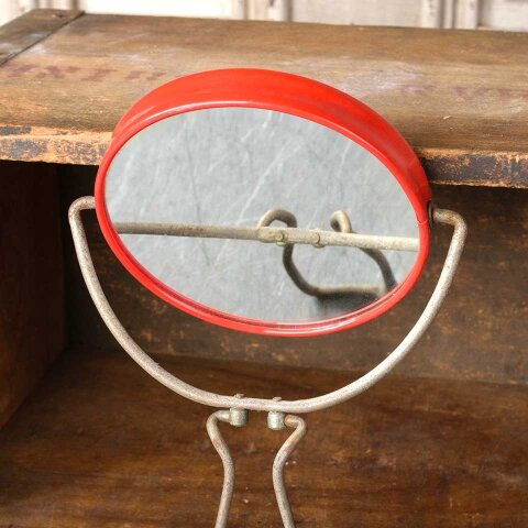 #55307 5" Antique Metal Two-Sided Hand Mirror image 6