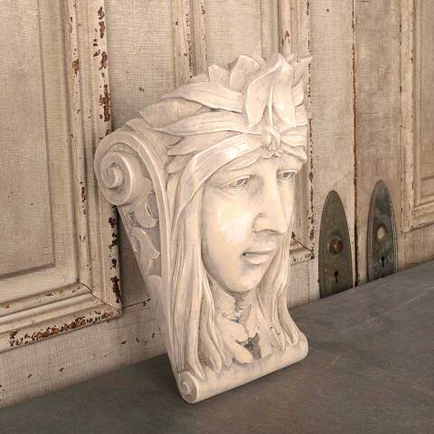 #55317 Cast Plaster Empress Head Corbel Bracket image 3