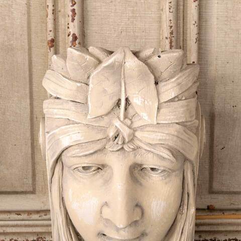 #55317 Cast Plaster Empress Head Corbel Bracket image 6