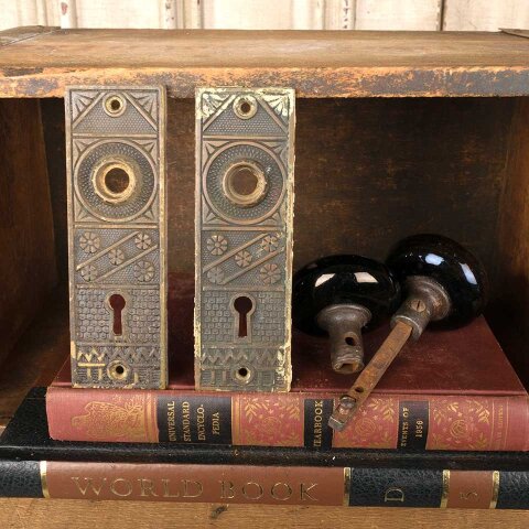 #55333 Antique Victorian Door Hardware Set image 6