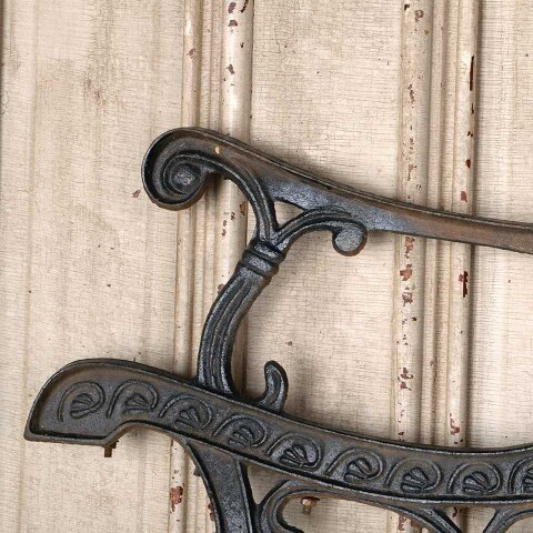 #55392 24x31 Cast Iron Garden / Park Bench Sides image 4